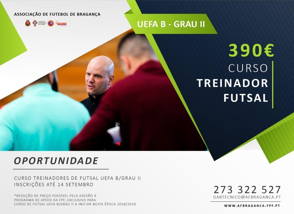 A.F.Bragança abre cursos de treinadores e de árbitros