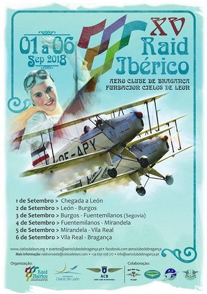 23 aeronaves portuguesas e espanholas no Raid Ibérico 2018