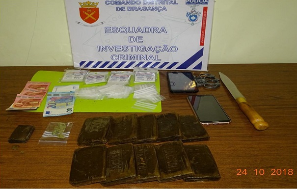 Casal detido com mais de 2 mil doses de droga