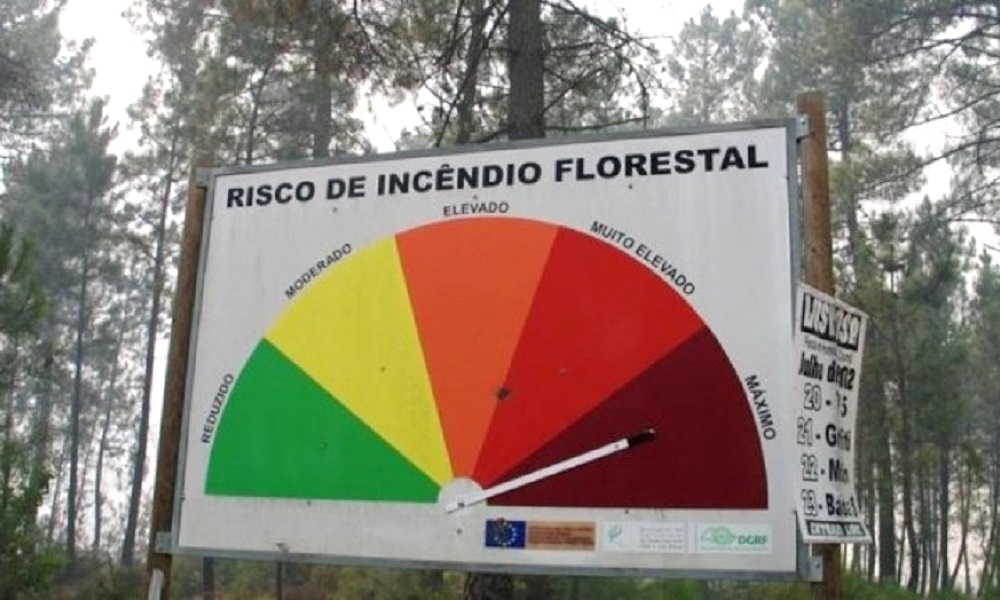 Distrito de Bragança encontra-se esta segunda-feira em risco máximo de incêndio
