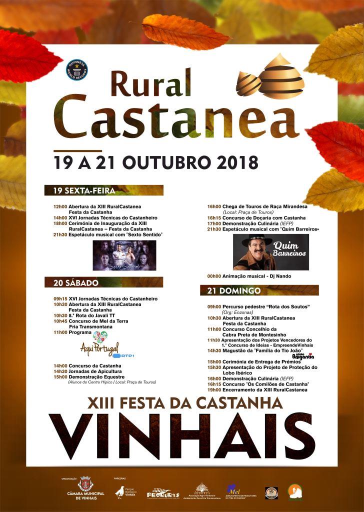 Vinhais recebe este fim-de-semana a XIII edição da Rural Castanea