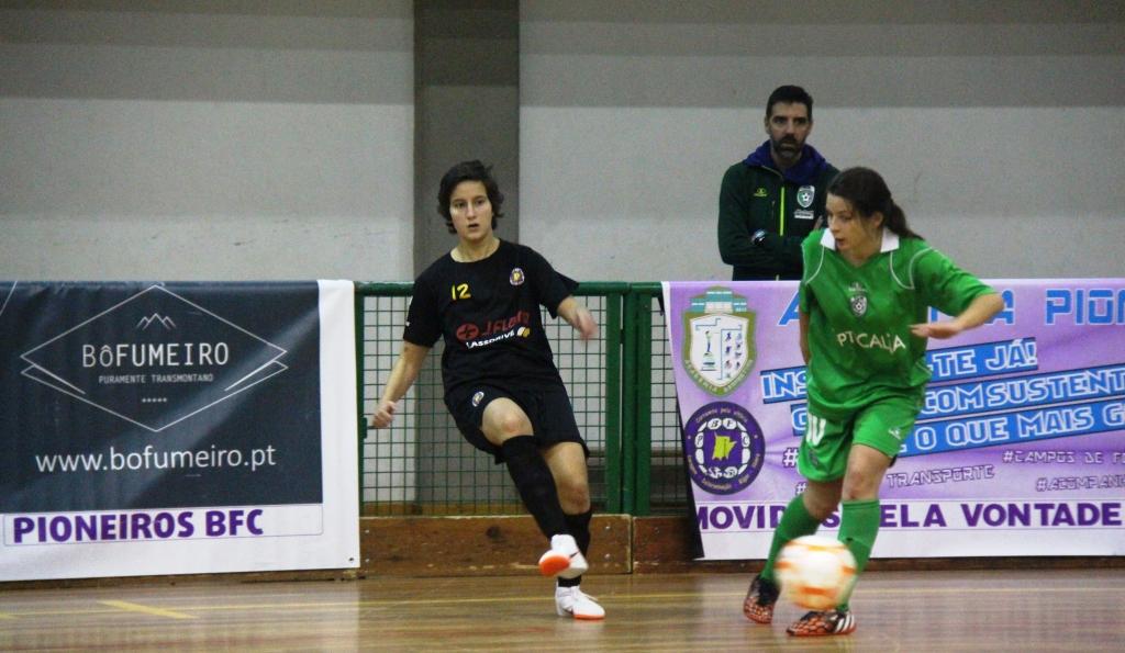 Pioneiros vencem Futsal Mirandela e estão em vantagem na Taça Distrital de Futsal Feminino