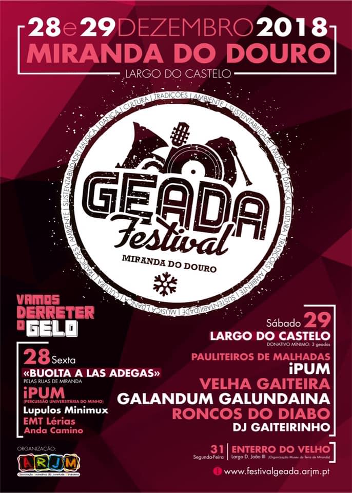 Festival Geada divulga cultura e música tradicional, em Miranda do Douro
