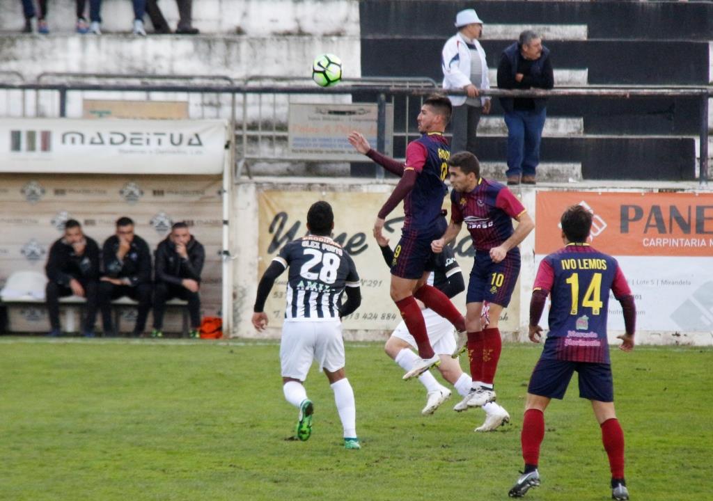 Mirandela sofre primeira derrota caseira para o campeonato