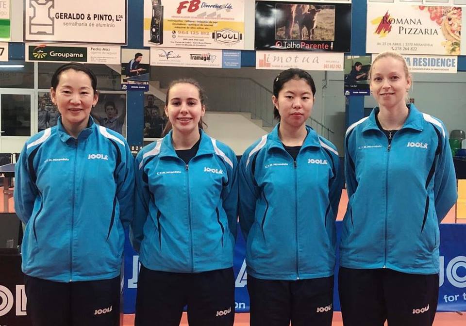Ténis de Mesa: Fim-de-semana cem por cento vitorioso para o CTM Mirandela