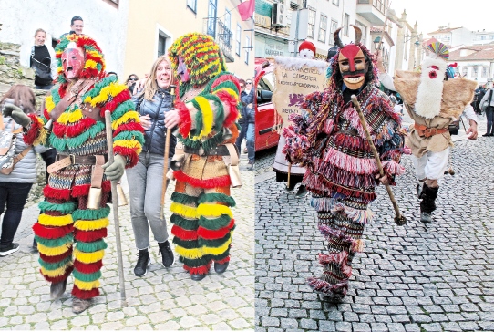 Grandes enchentes nos carnavais do nordeste com caretos