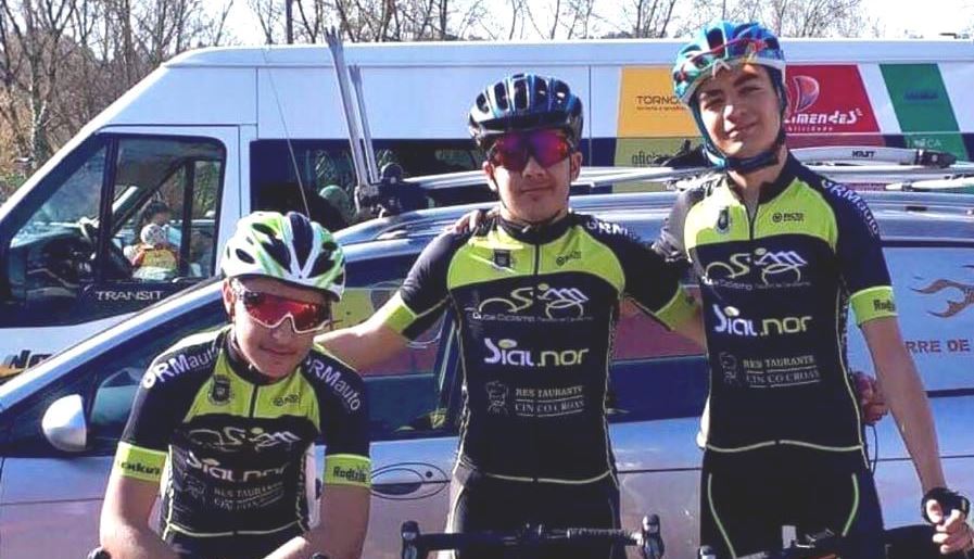 Cadetes do Clube de Ciclismo de Macedo estreiam-se na Taça de Portugal