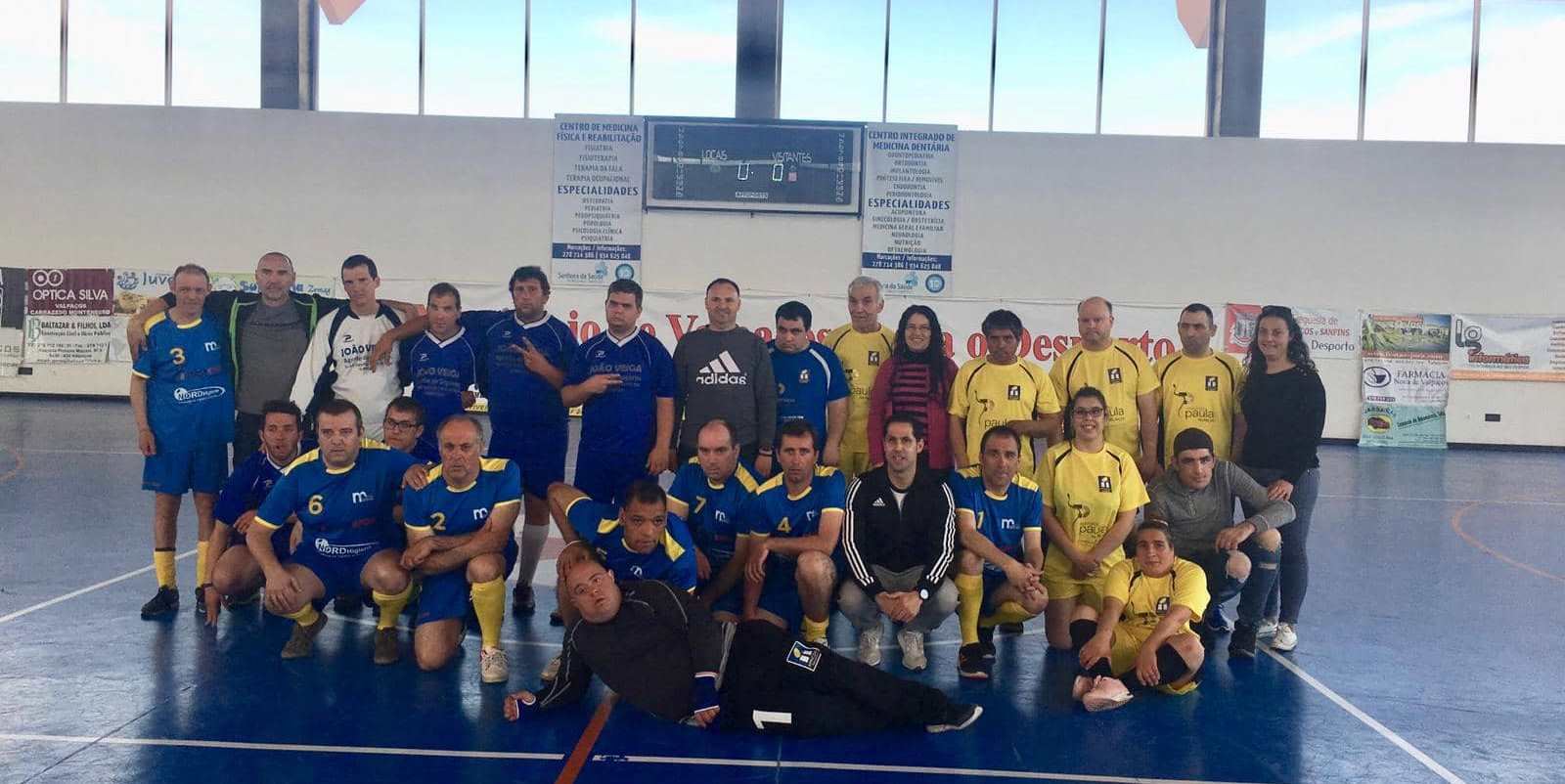 APPACDM de Mirandela e a Academia dos Santos Mártires em prova no nacional de futsal adaptado
