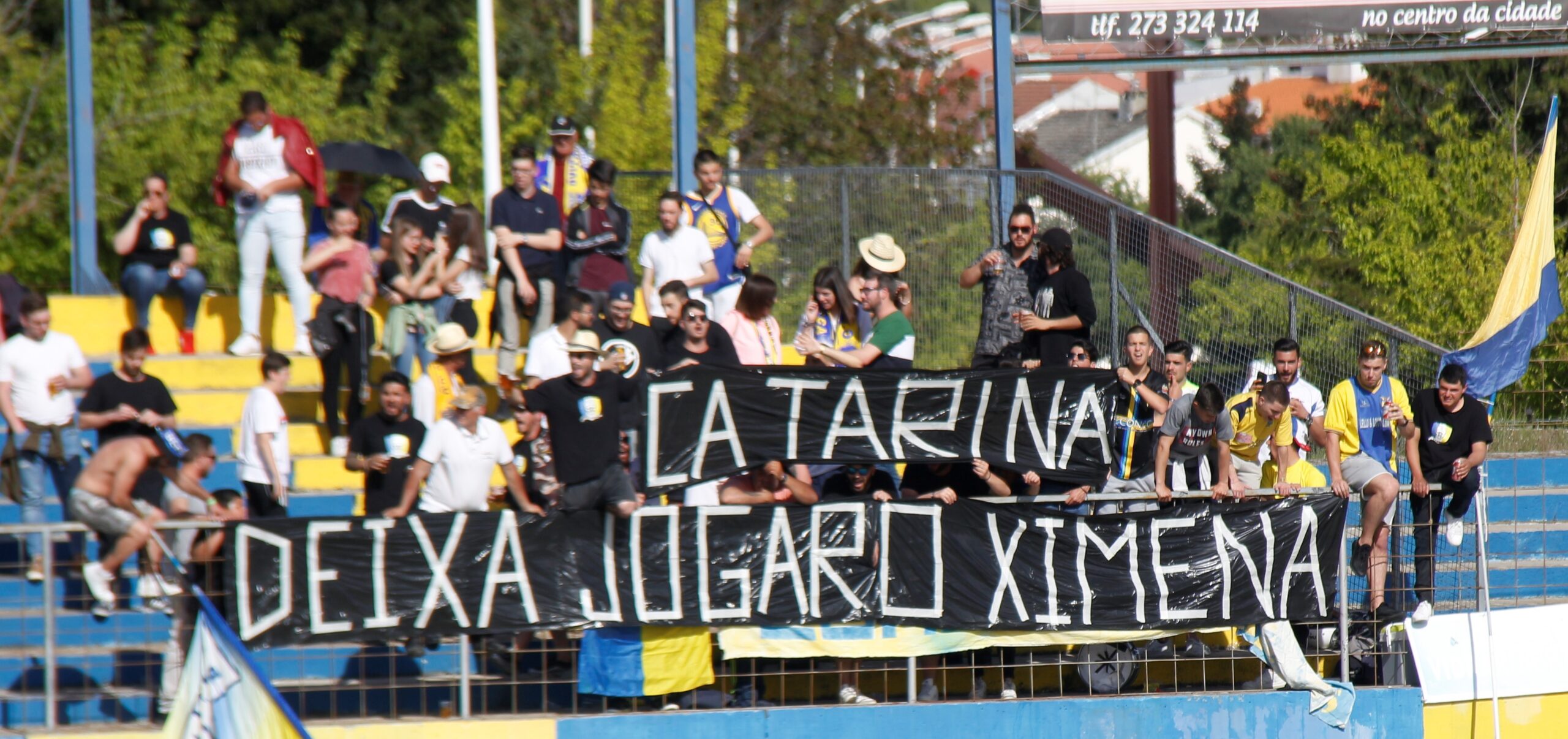 Futebol: O pedido da claque do GDB e a dedicatória de Ximena a Zé Adriano