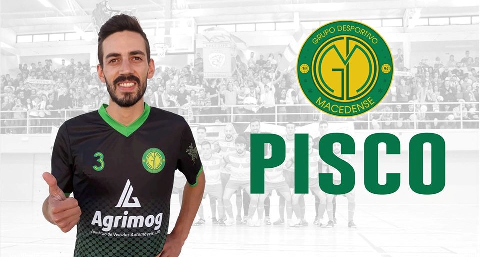 Pisco é reforço para o Grupo Desportivo Macedense