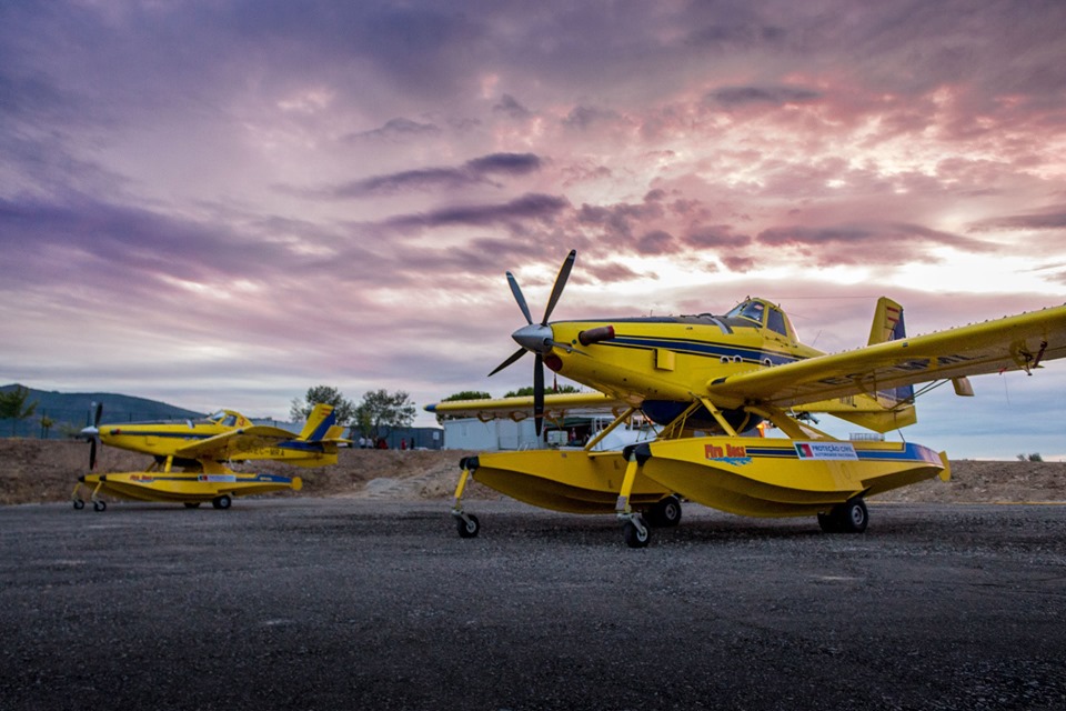 Aviões anfíbios de combate a incêndios já estão em Mirandela