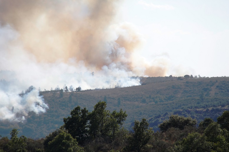 Arde mato em Santulhão, concelho de Vimioso