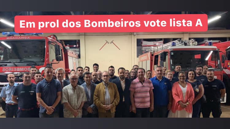 Direcção da Associação Humanitária dos Bombeiros de Bragança: Lista A vence eleições