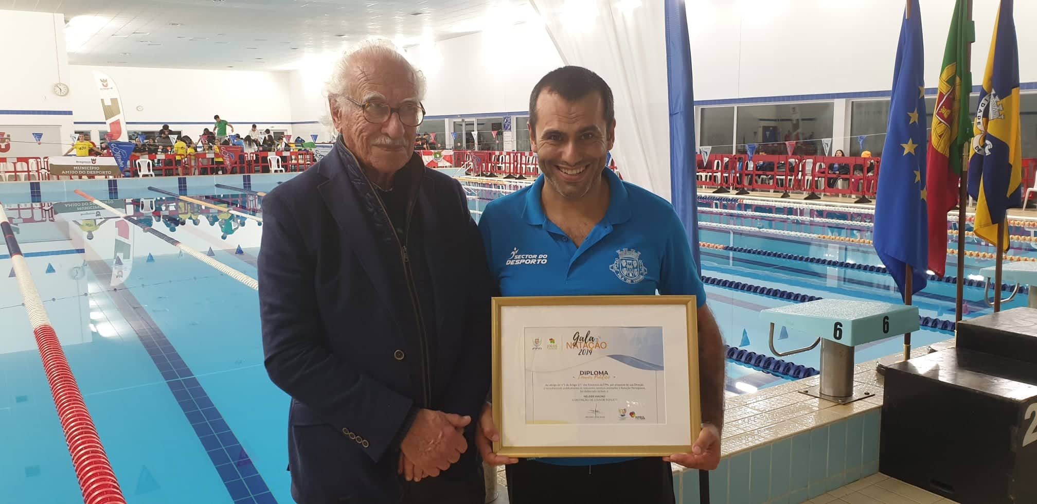 Natação: Técnico de Desporto de Vinhais premiado pela Federação Portuguesa de Natação