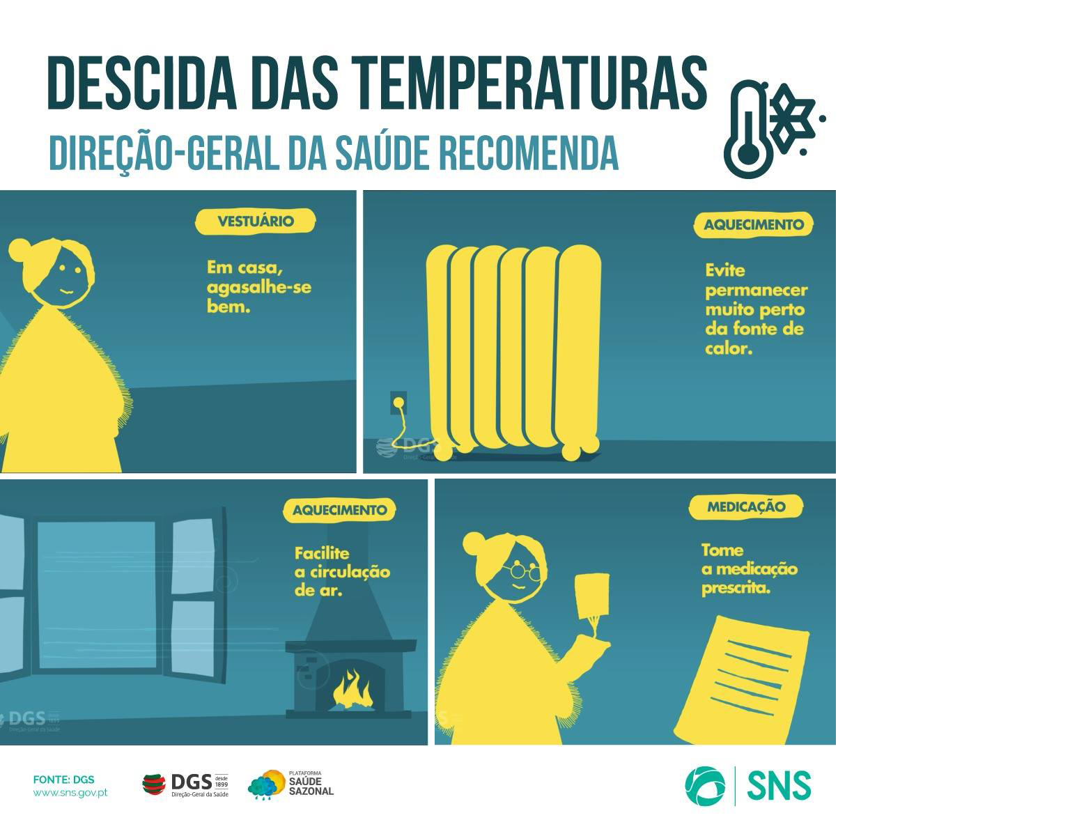 Proteja-se contra o frio