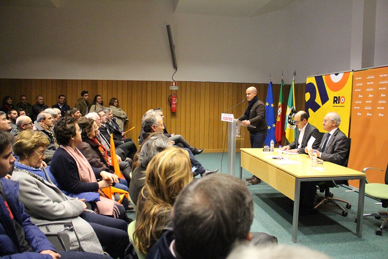 Rui Rio e Miguel Pinto Luz estiveram no distrito em campanha