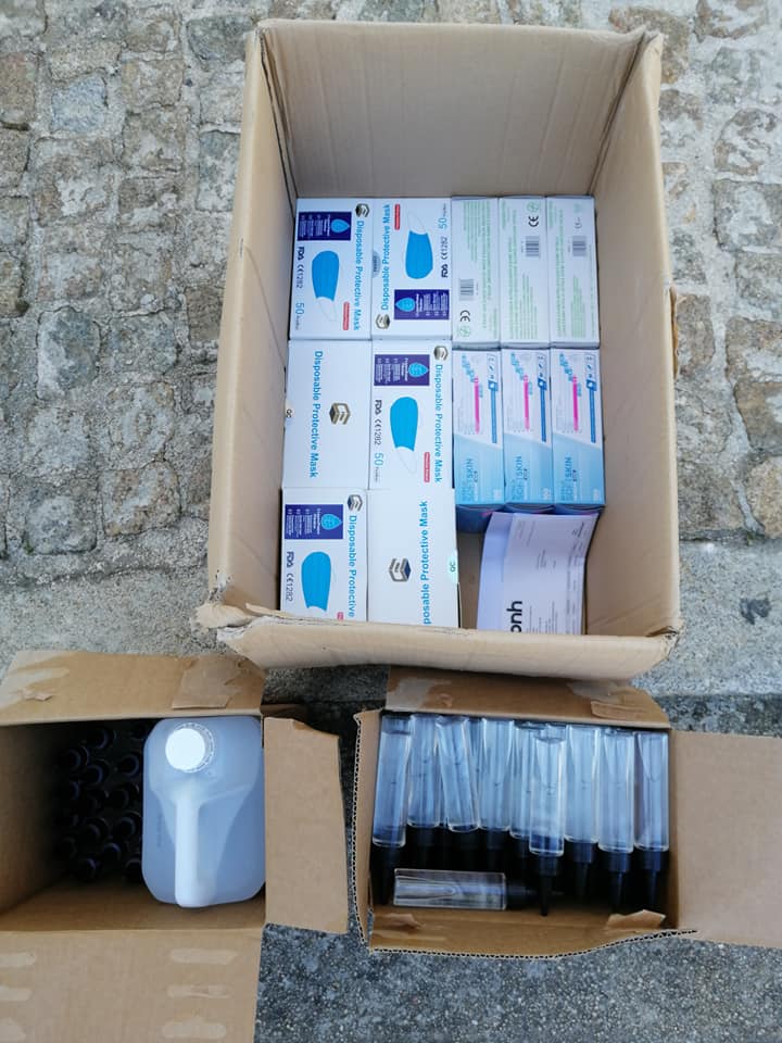 Montes Vinhais distribuiu “kits” de protecção individual aos atletas