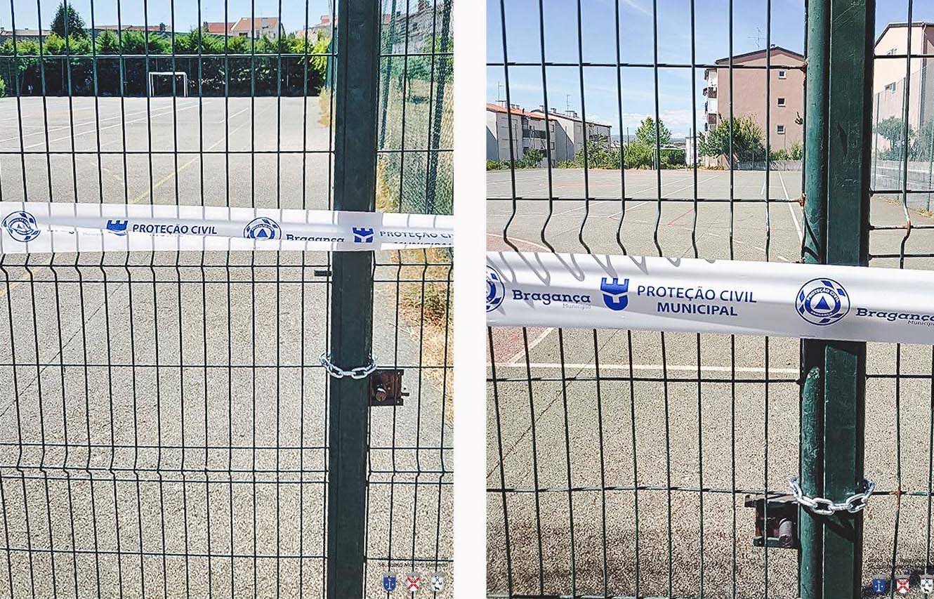 Polidesportivos de Bragança voltam a estar condicionados devido à pandemia