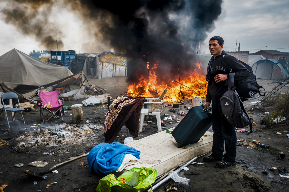 Exposição “O fim da linha” patente em Sambade mostra realidade do campo de refugiados em Calais