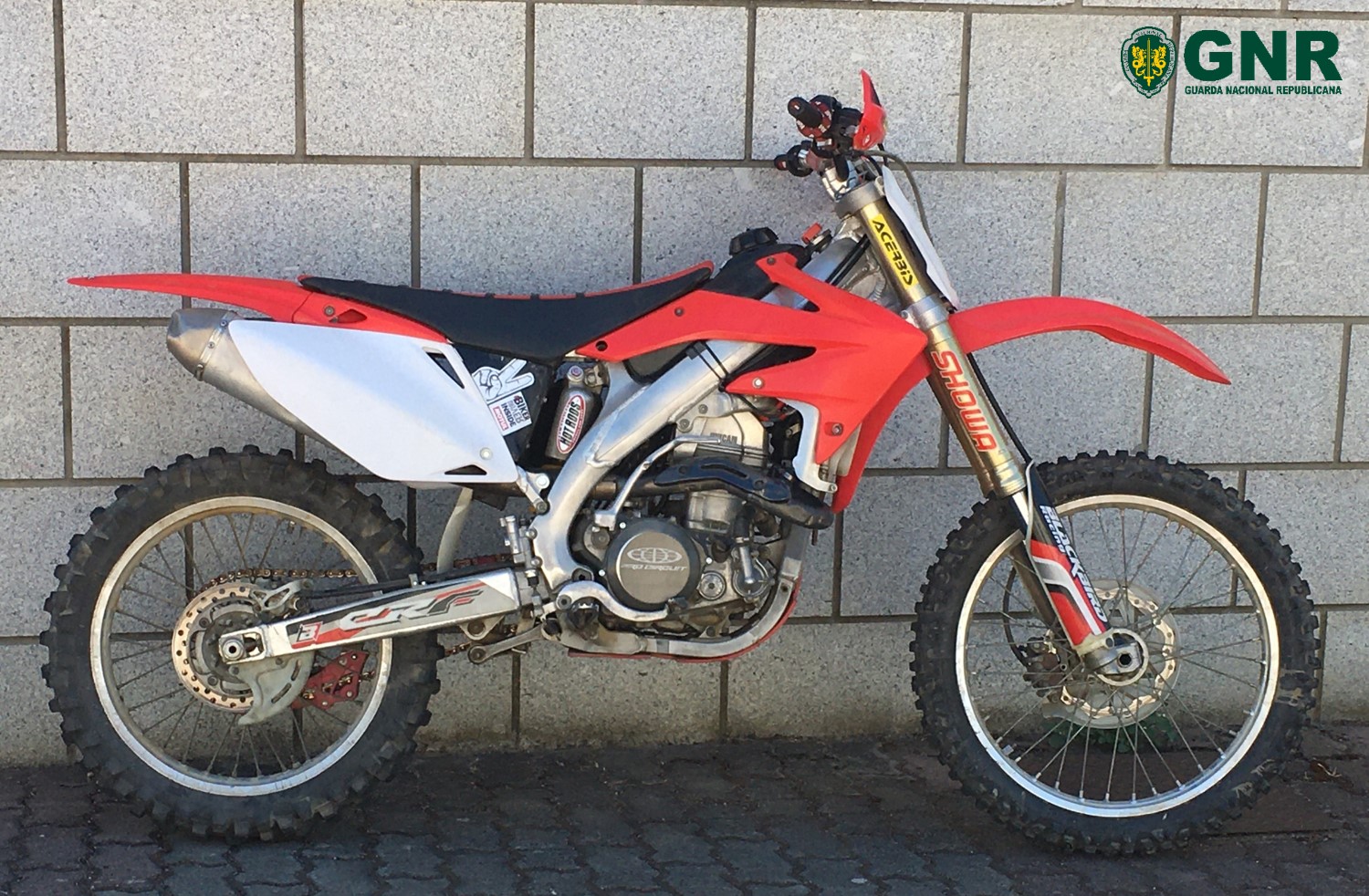 GNR apreende em Vimioso motociclo furtado em França