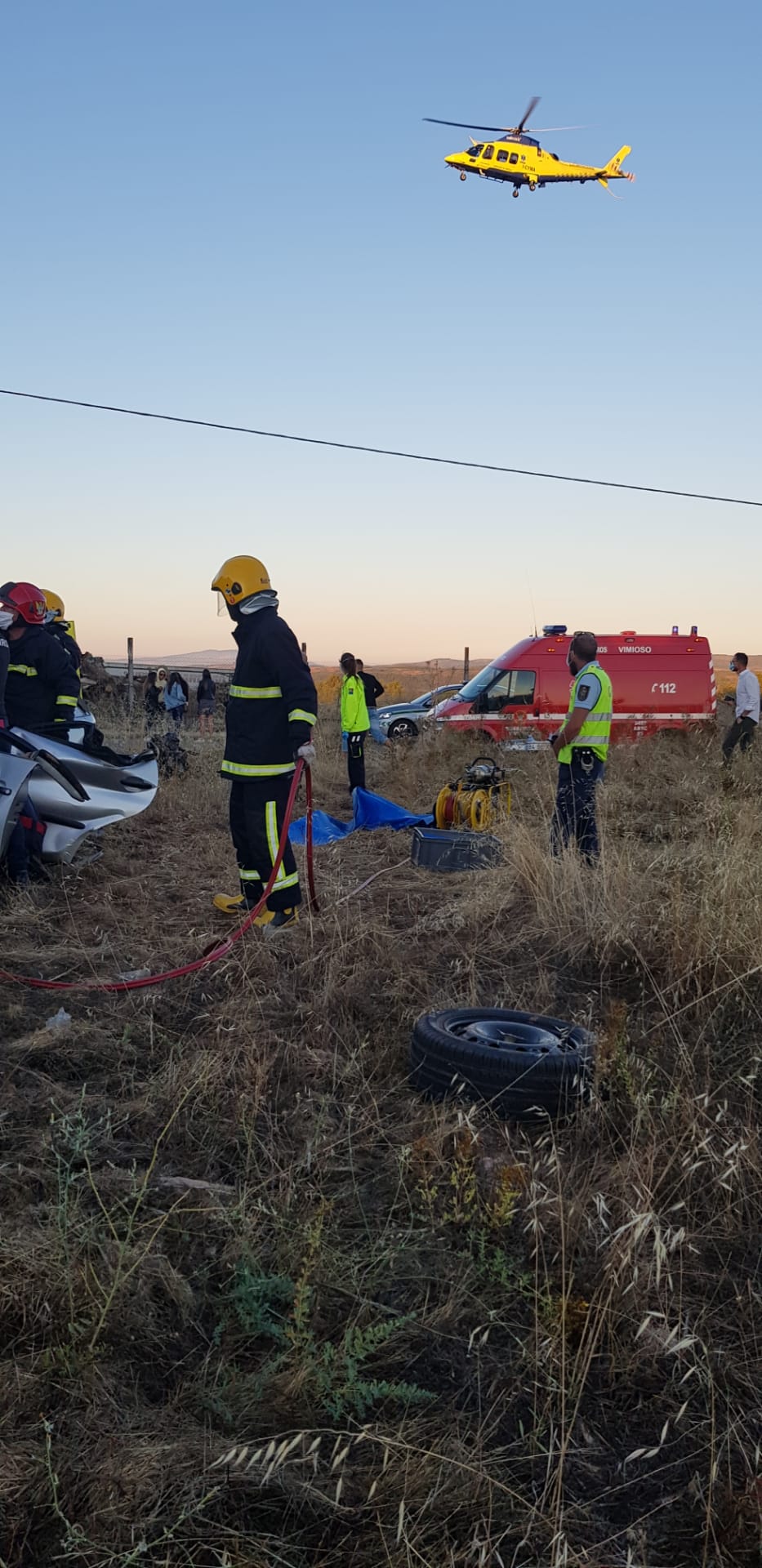 Despiste com capotamento provoca dois feridos em Argozelo