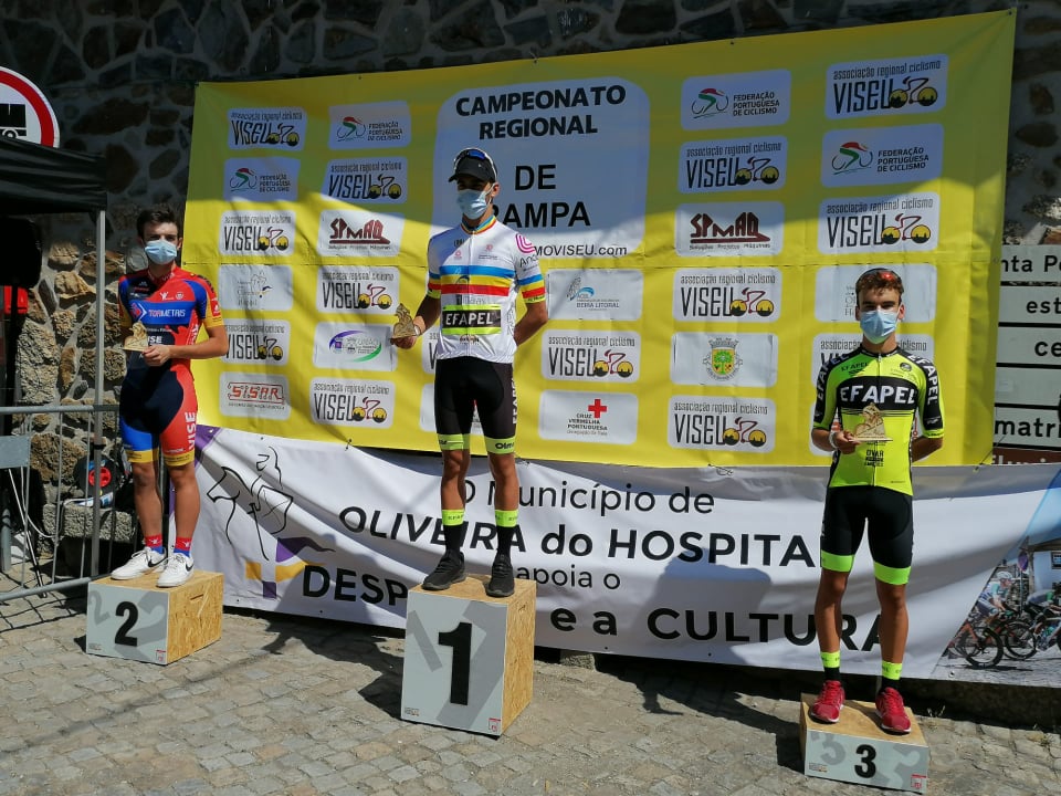 Gonçalo Beato estreia-se com a camisola da Efapel no terceiro lugar