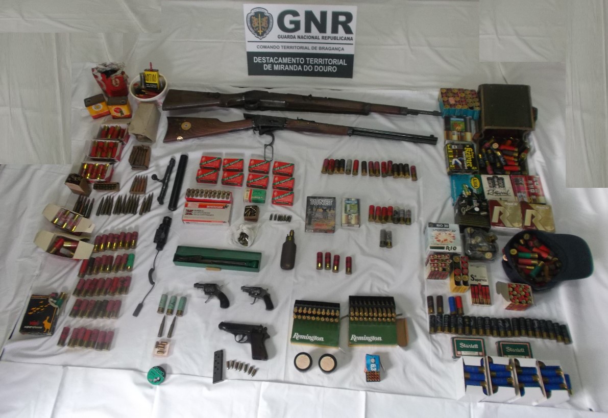Homem detido por posse ilegal de armas em Mogadouro