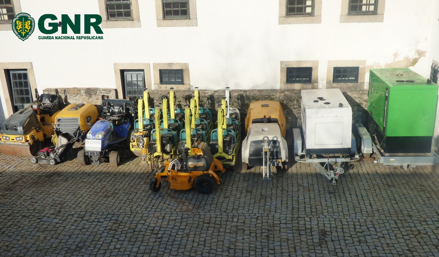 GNR apreendeu 23 máquinas industriais em Miranda do Douro