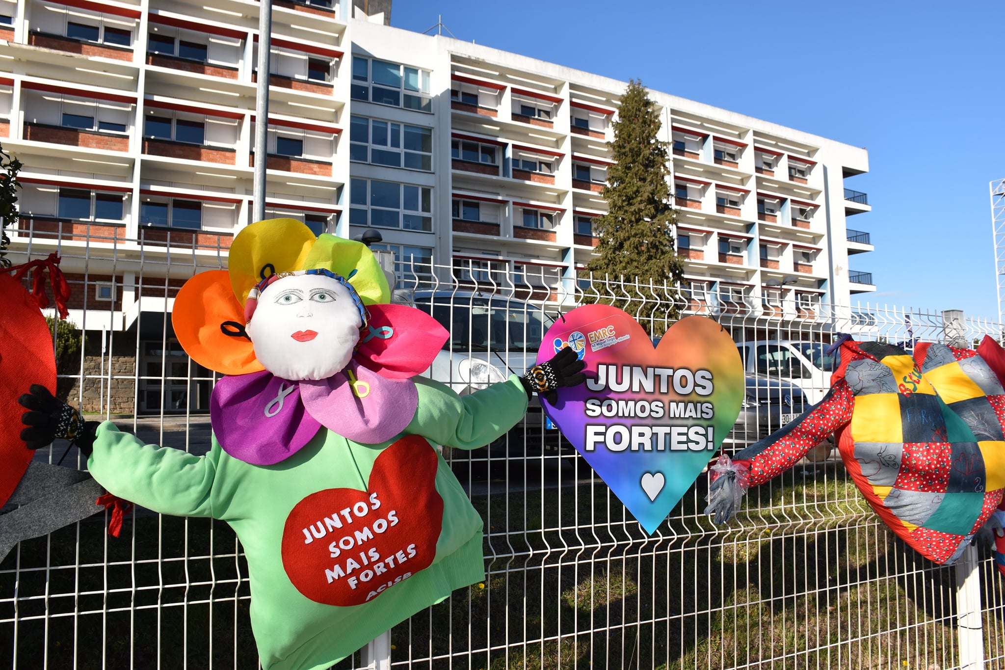 “Juntos Somos Mais Fortes” leva corações de esperança ao hospital de Bragança