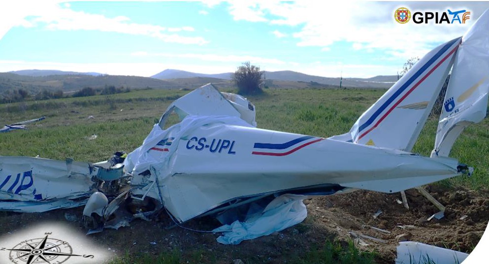 Acidente de aeronave em Bragança em 2019 provocado por manobras em velocidade excessiva