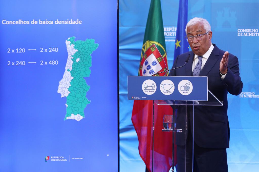 Covid-19: Governo ajusta critérios para territórios de baixa densidade