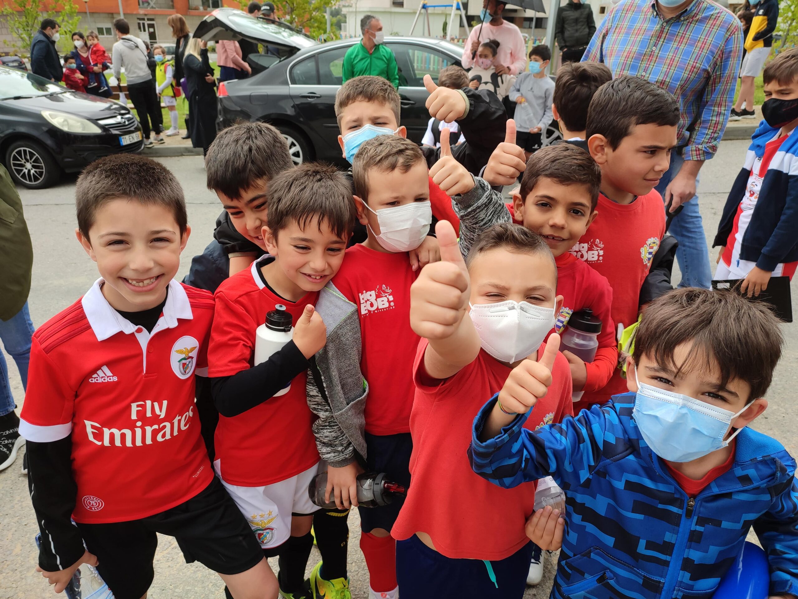 Futebol: Jovens jogadores do Mãe d ´Água observados pelo S.L. Benfica