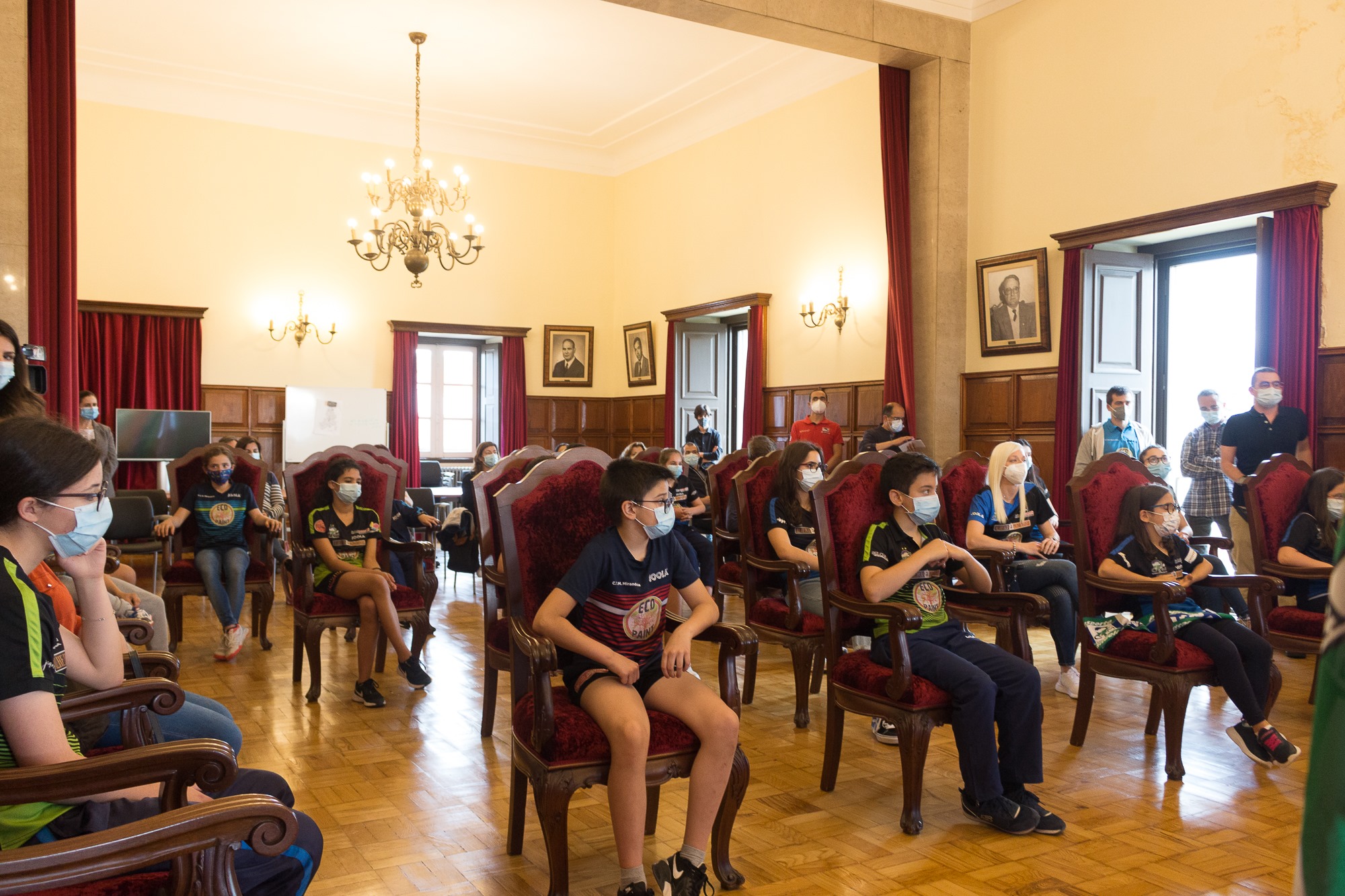 Ténis de Mesa: Município de Mirandela homenageia atletas campeões do CTM Mirandela