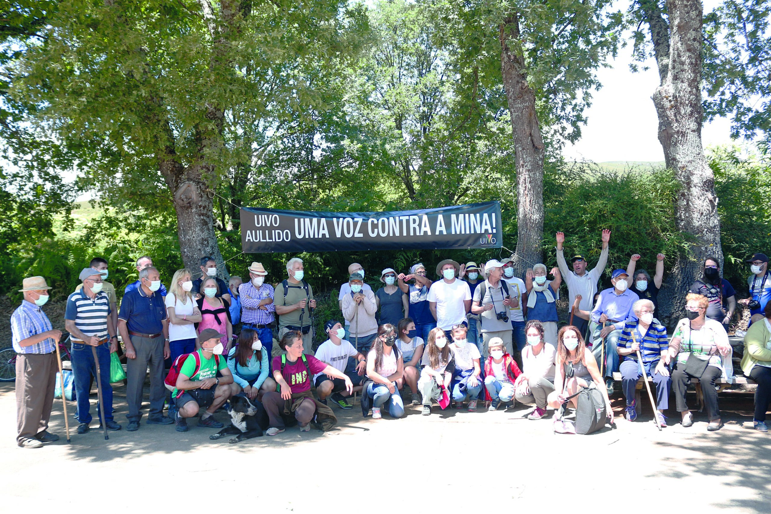 Marcha juntou portugueses e espanhóis contra a mina de Calabor