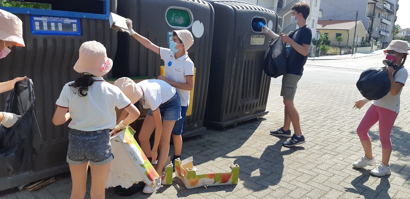 Jovem italiano consciencializou crianças de Bragança para a sustentabilidade ambiental
