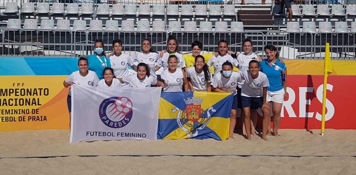 AD Paredes vence Macedense e alcança o pódio do nacional de futebol de praia