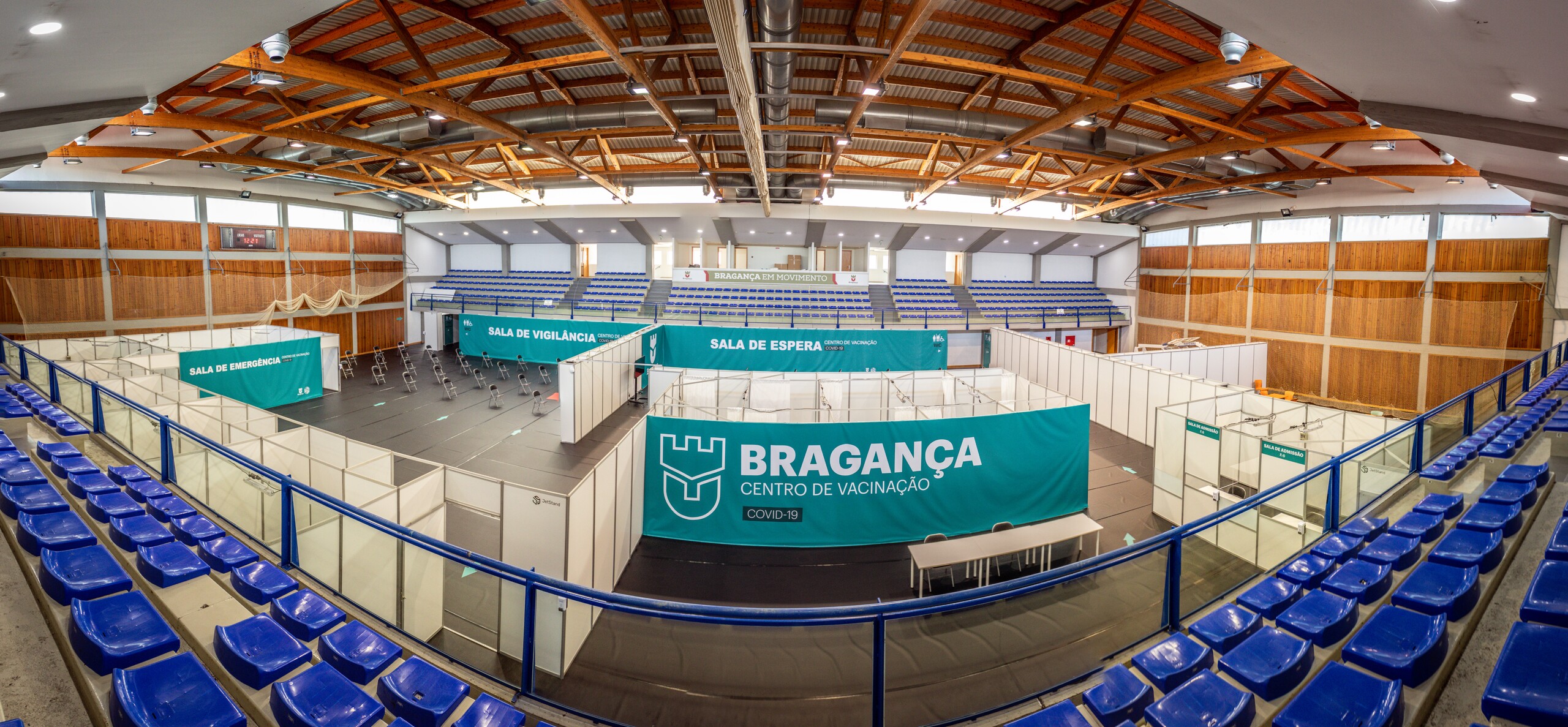 Covid-19: centro de vacinação de Bragança vai ser desinstalado em Setembro