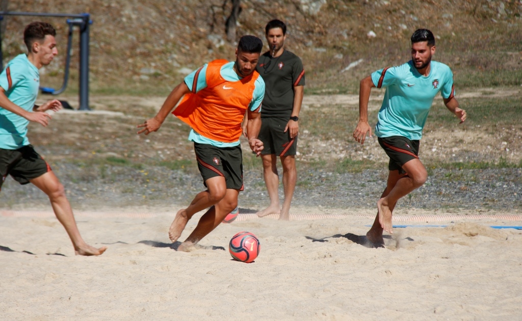 Futebol de Praia: Selecção Nacional rendida às condições de trabalho do Campo de Jogos da Albufeira do Azibo