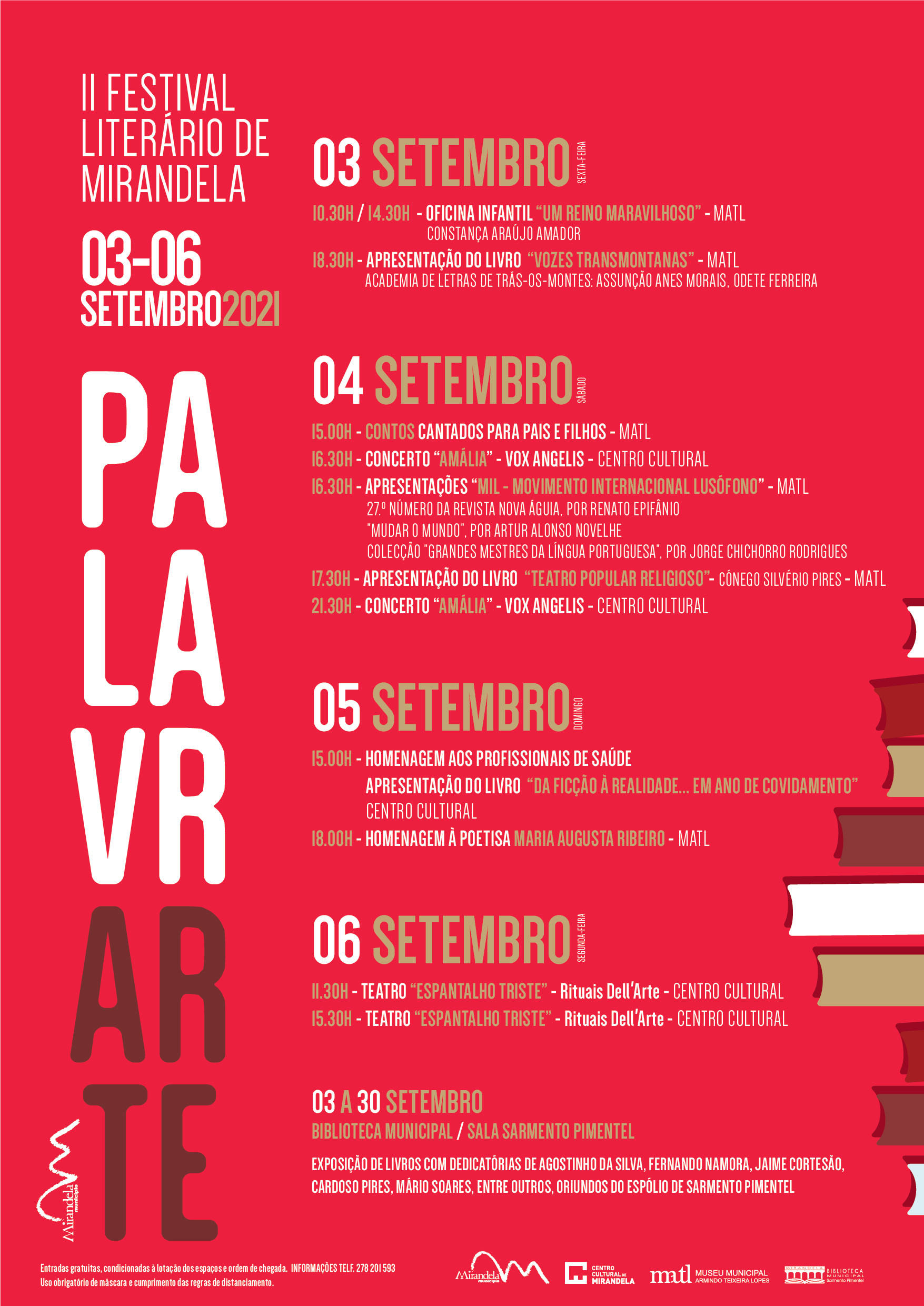 Festival Literário PalavrArte regressa este fim-de-semana a Mirandela