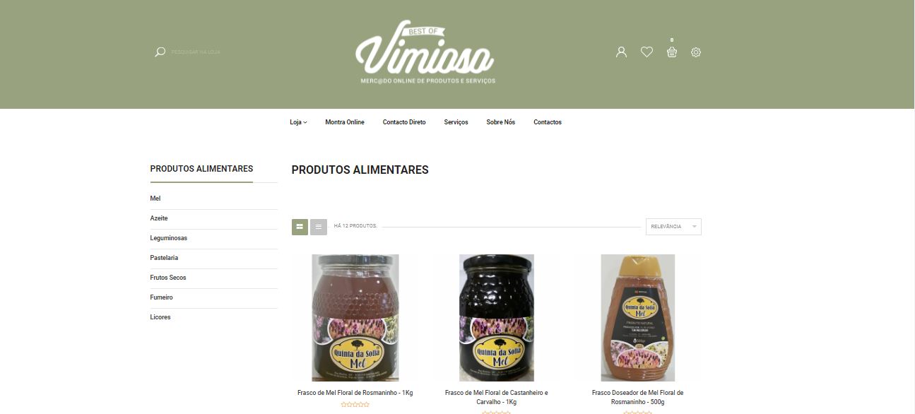 Plataforma online de Vimioso divulga produtos e serviços da terra