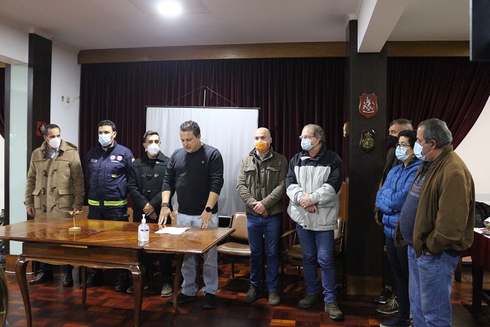 Aero Clube de Bragança entregou aos Bombeiros Voluntários 7200 euros de voos solidários