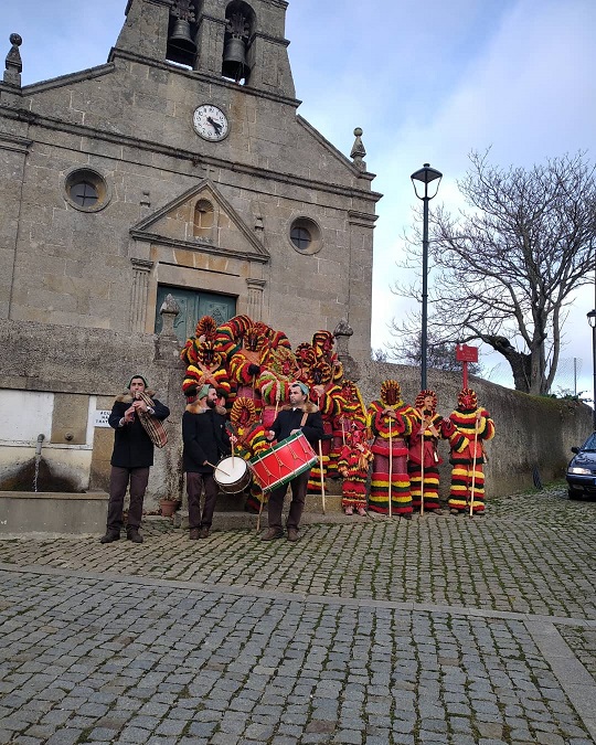 Caretos de Podence saem à rua para celebrar o 2º aniversário da elevação a património da UNESCO