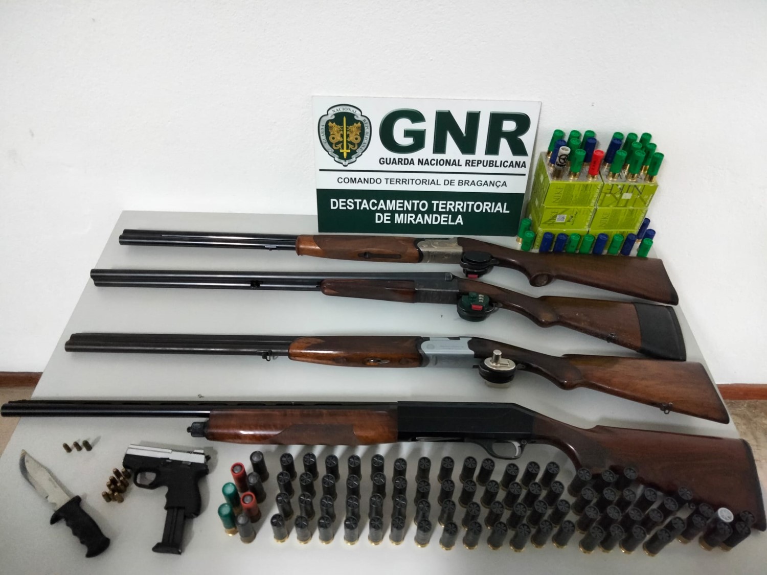 Detido por posse de armas e munições proibidas em Mirandela