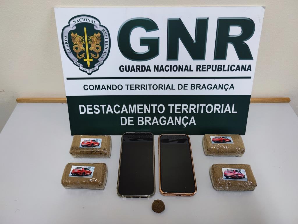 Detido em Macedo de Cavaleiros com cerca de 800 doses de haxixe