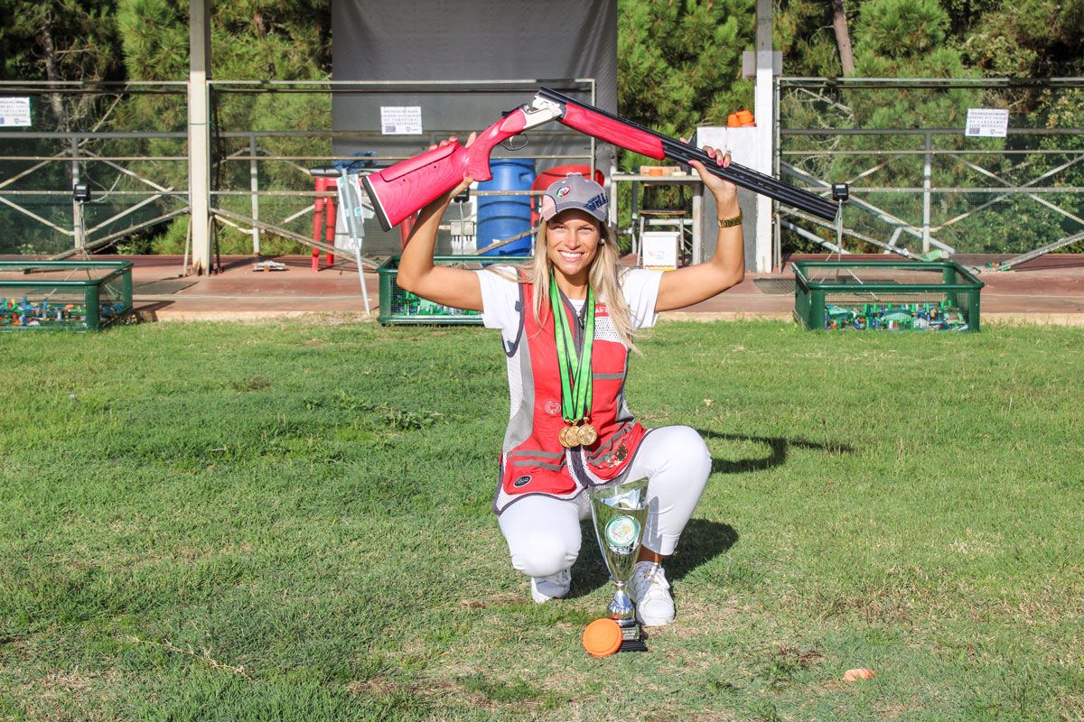 Vinhais tem uma campeã do mundo de tiro ao prato