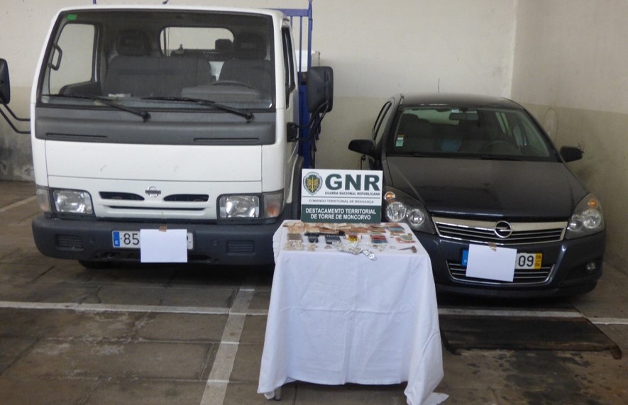 Três homens detidos por tráfico de droga em Mirandela e Valpaços