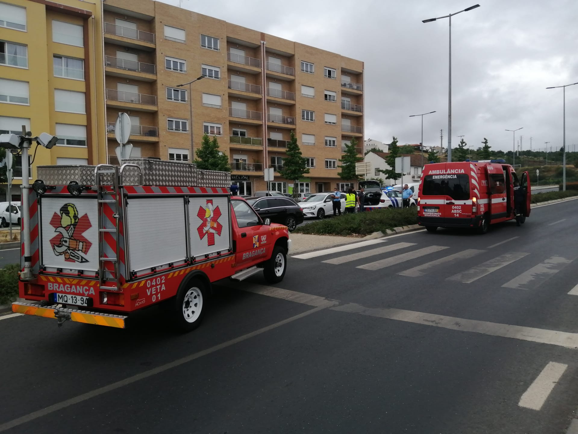 Idoso atropelado na passadeira em Bragança mas teve ferimentos ligeiros
