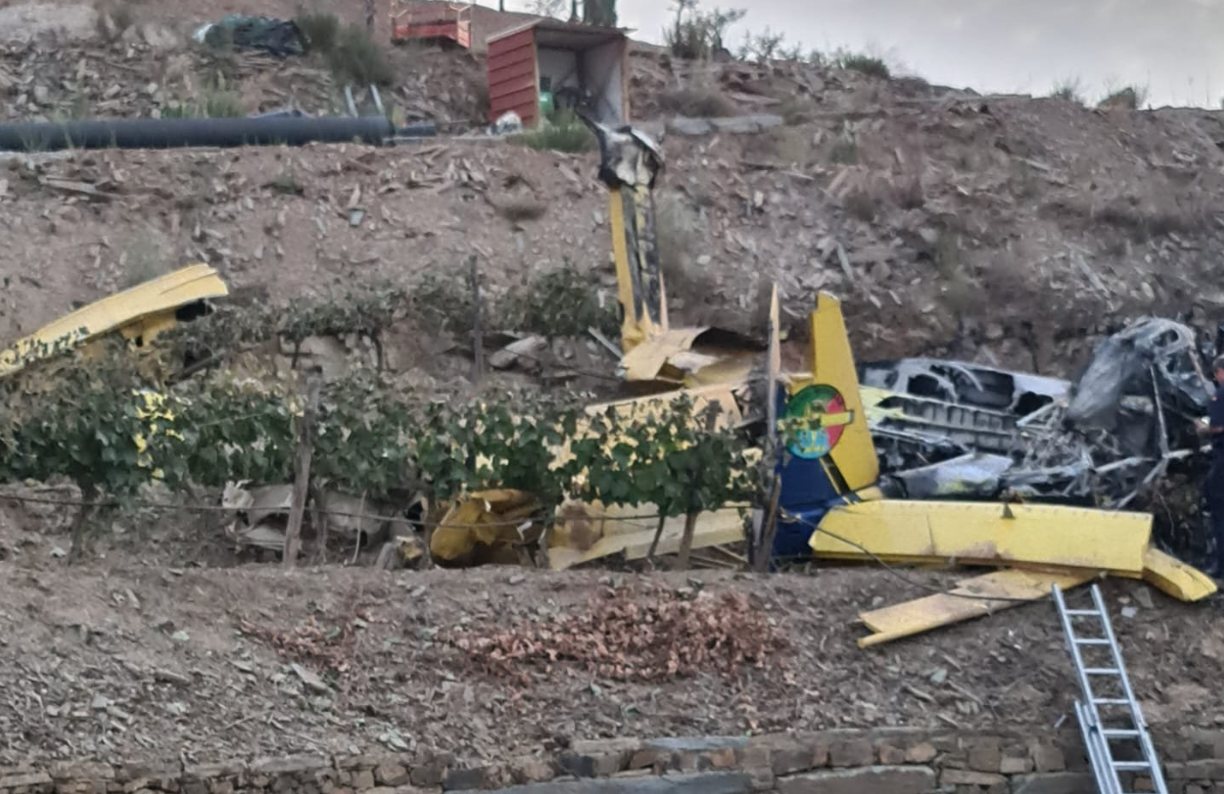 Avião que combatia incêndio em Moncorvo caiu e piloto morreu