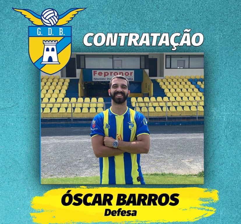 Futebol: Óscar Barros é o quarto reforço do GDB para a nova época