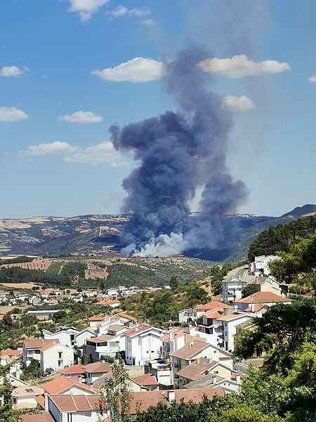 Incêndio na freguesia de Gimonde tem duas frentes activas